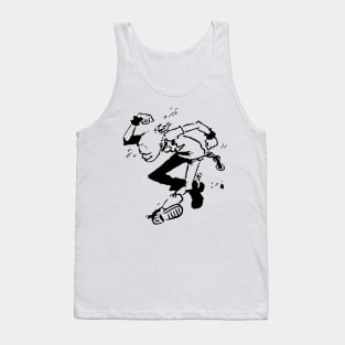 Pogo - Classic Iconic big punk logo - Black Tank Top